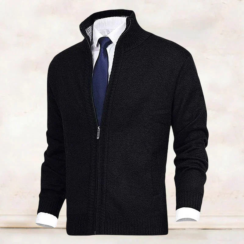 Saber | Vest met hoge kraag