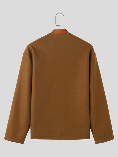 Ricardo | Casual tweed jasje met knoopsluiting voor