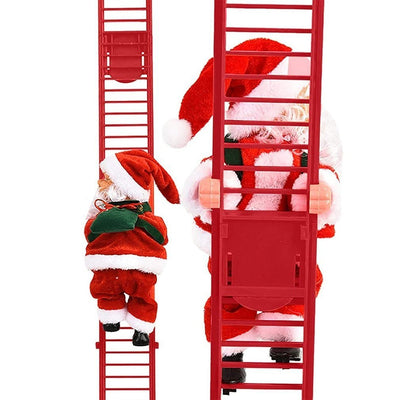 ClimbingSanta | De Kerstman beklimt de muzikale ladder
