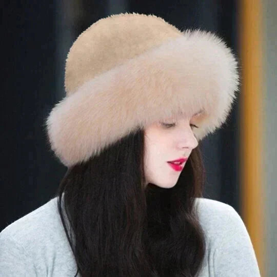 Daisy | Warme winter nertsbont muts