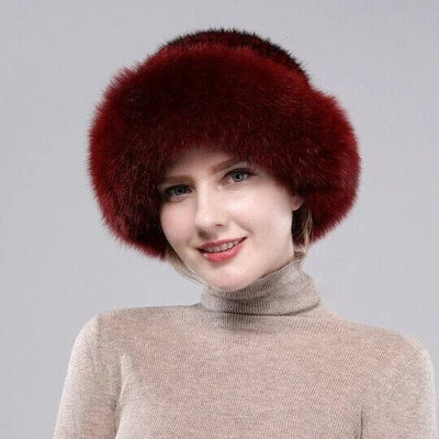 Daisy | Warme winter nertsbont muts