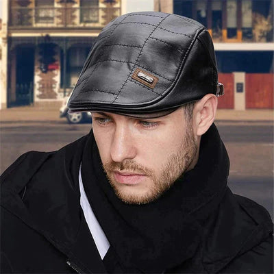 Lieu | Leren baret