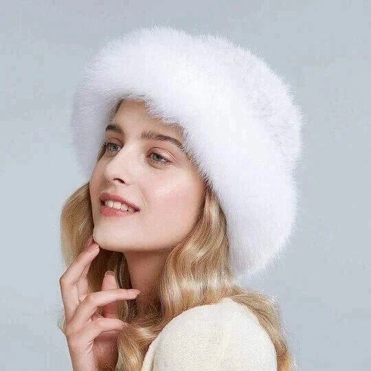 Daisy | Warme winter nertsbont muts