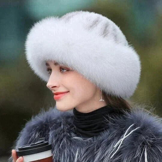 Daisy | Warme winter nertsbont muts