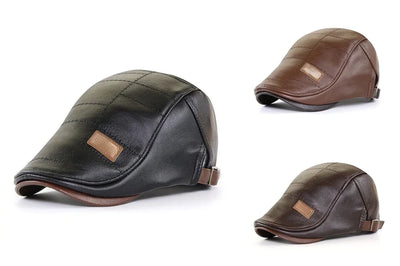 Lieu | Leren baret