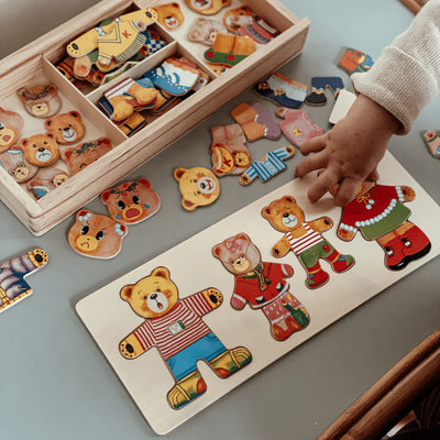 Woods | Houten beren puzzel