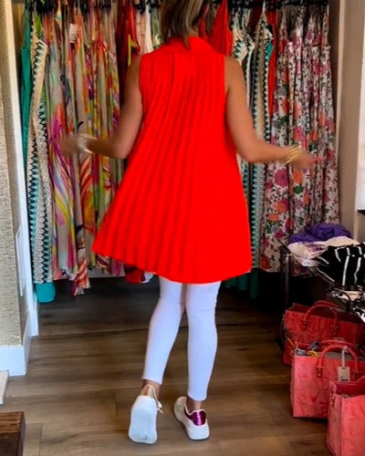 Debby™ | Geplooid mouwloos topje
