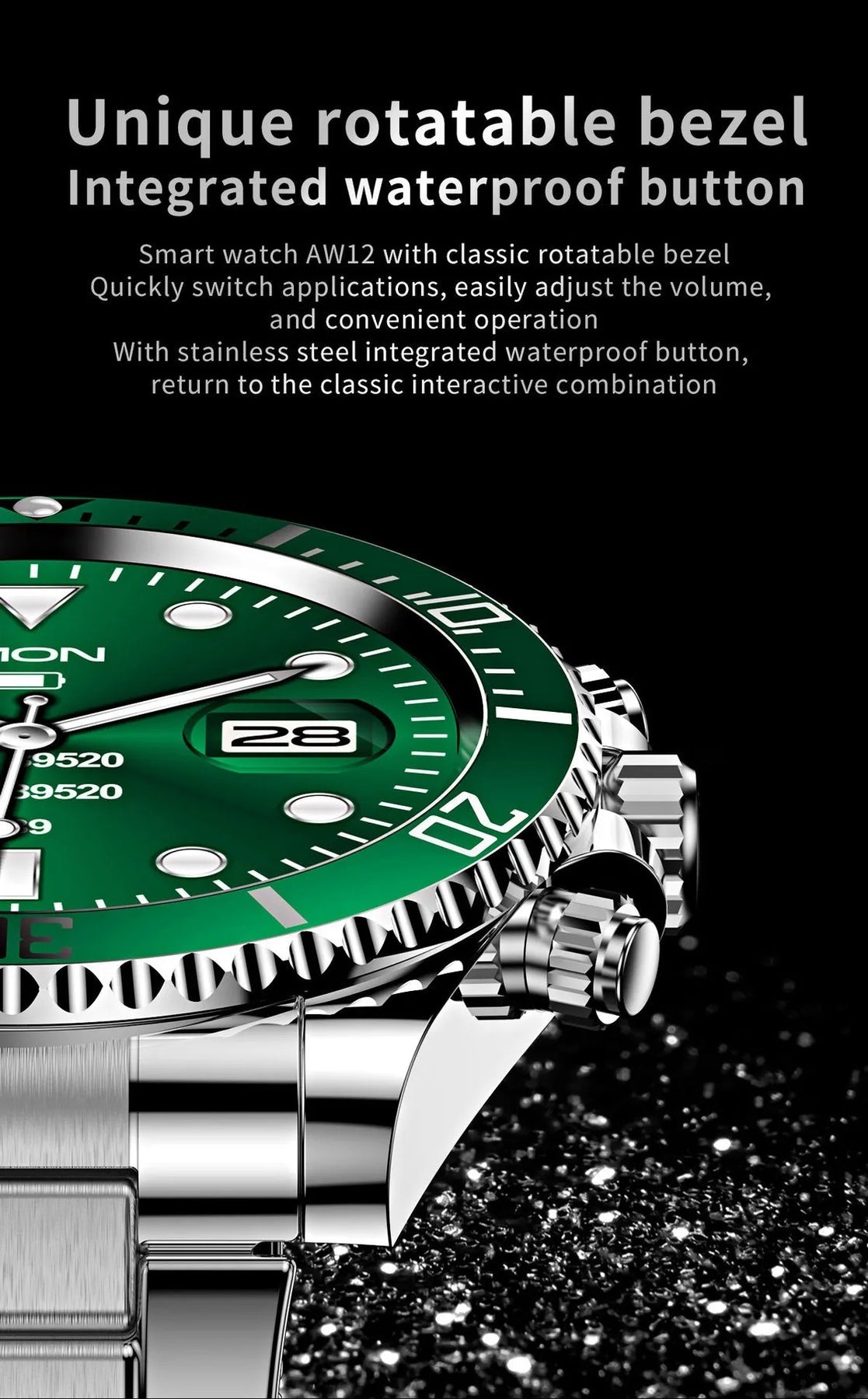 TimeMaster | Stalen Smartwatch