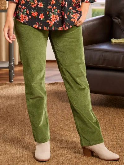 Isley | Effen geribde broek voor dames