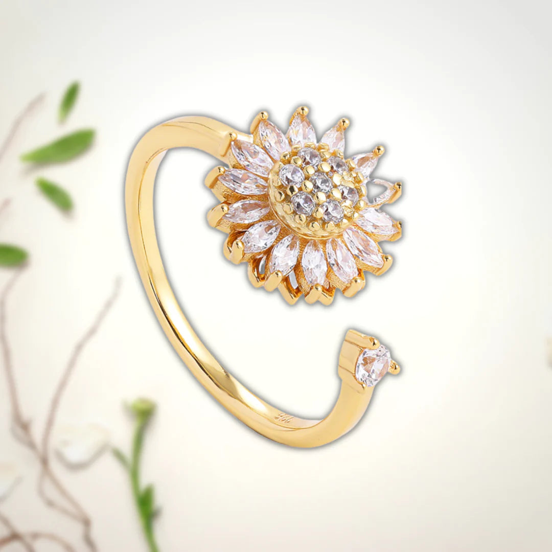 Kaila | Zonnebloem ring
