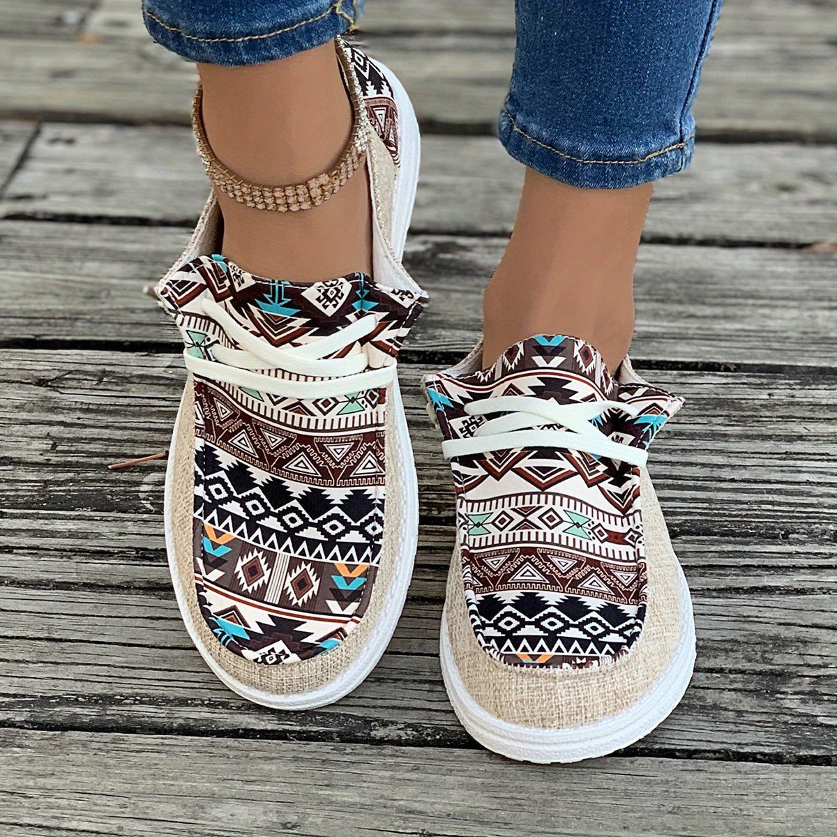 Sarah | Canvas schoenen met opdruk