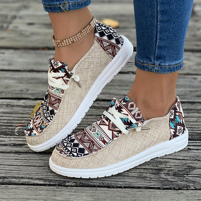 Sarah | Canvas schoenen met opdruk
