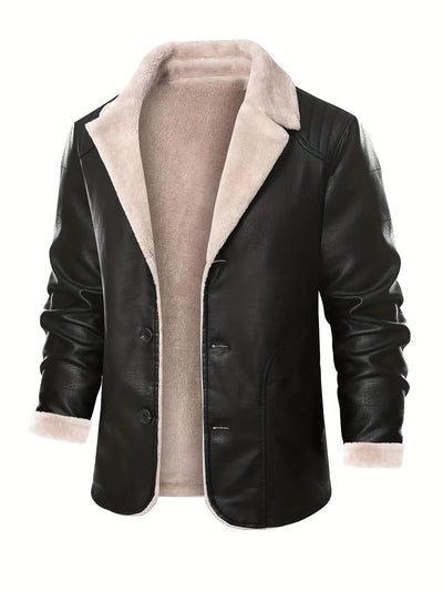 Addison | Fleece leren jas