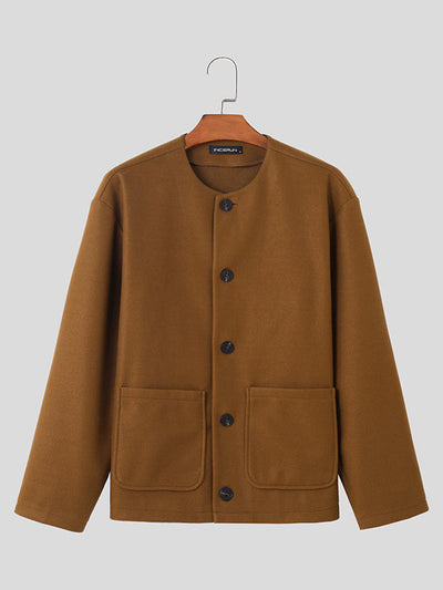 Ricardo | Casual tweed jasje met knoopsluiting voor