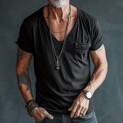 Maurice | T-shirt met V-hals