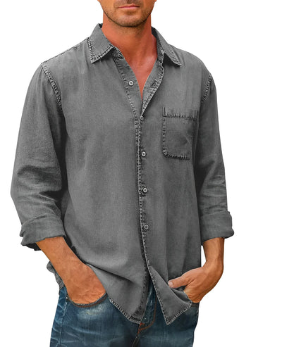 Vince | Comfortabel overhemd van ola-stof