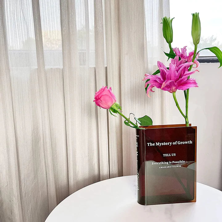 FloralFolio | Bloemen boek vaas 1+1 GRATIS