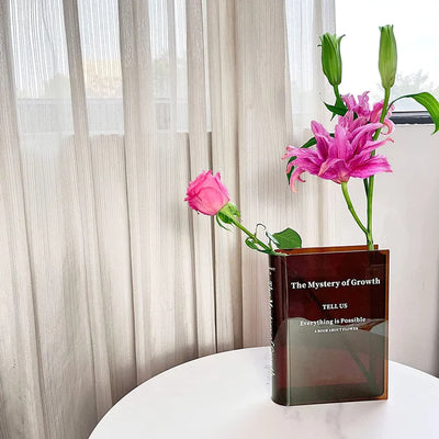 FloralFolio | Bloemen boek vaas 1+1 GRATIS