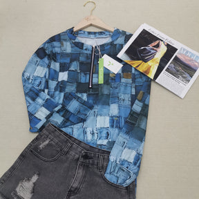 Chambray | Patchwork top