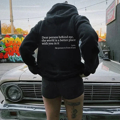 Jaylinn | "Dear Person Behind Me" Hoodie