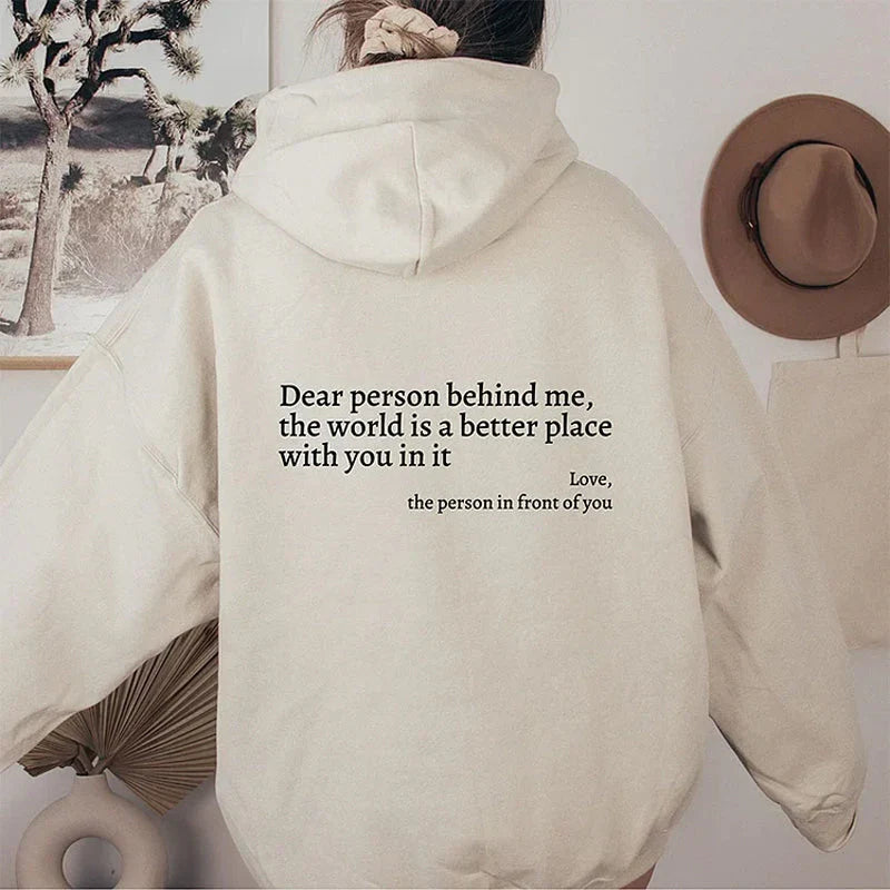 Jaylinn | "Dear Person Behind Me" Hoodie