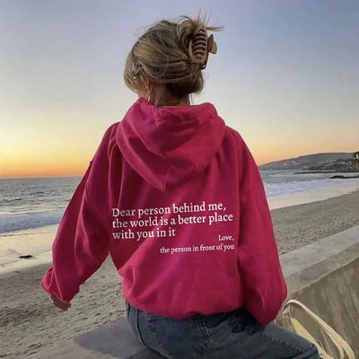 Jaylinn | "Dear Person Behind Me" Hoodie