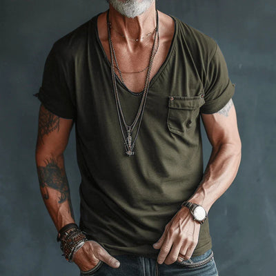 Maurice | T-shirt met V-hals