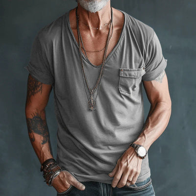 Maurice | T-shirt met V-hals