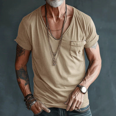 Maurice | T-shirt met V-hals