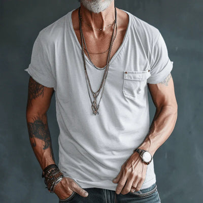 Maurice | T-shirt met V-hals