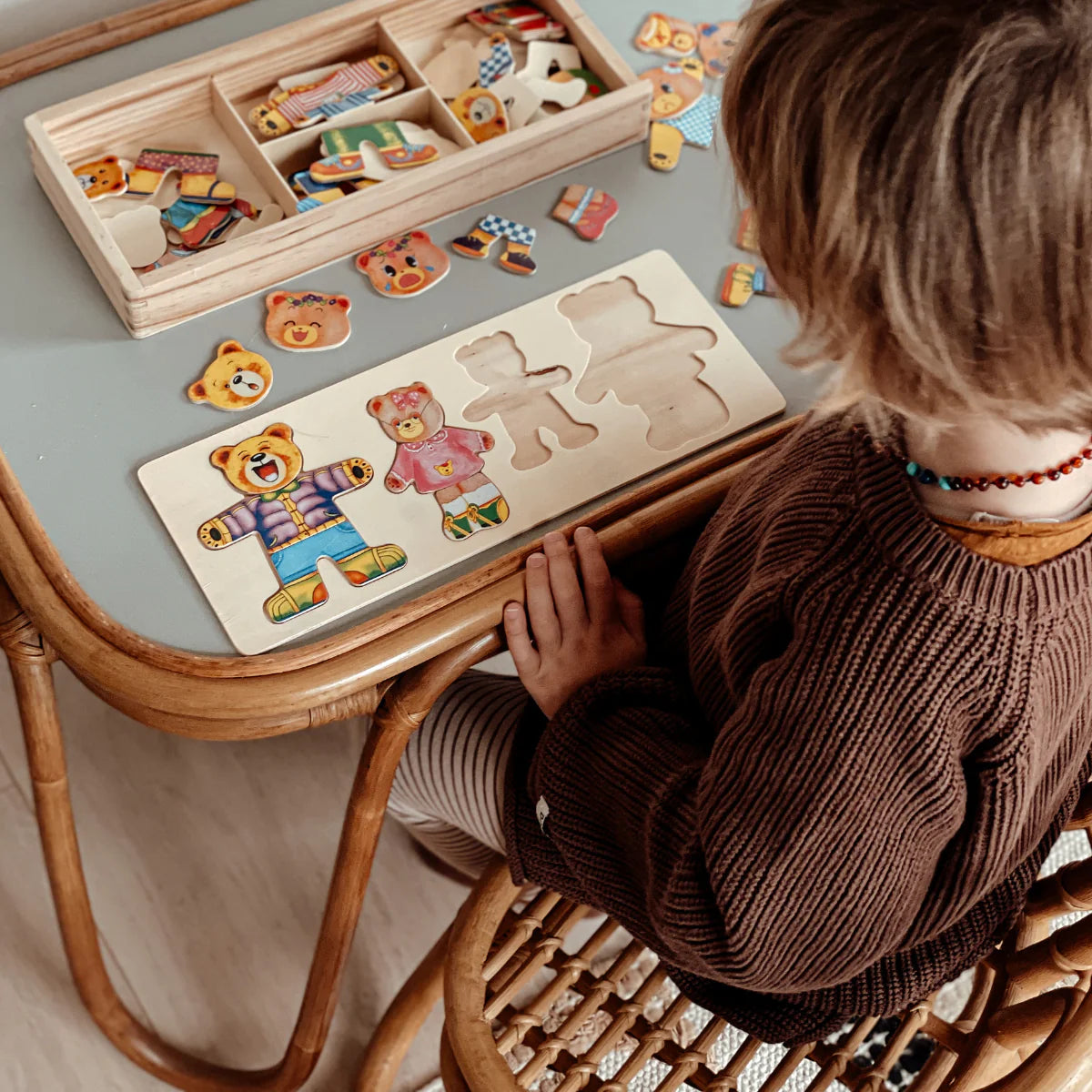 Woods | Houten beren puzzel