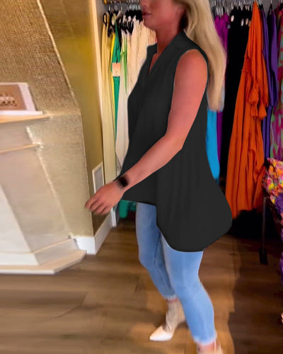 Debby™ | Geplooid mouwloos topje