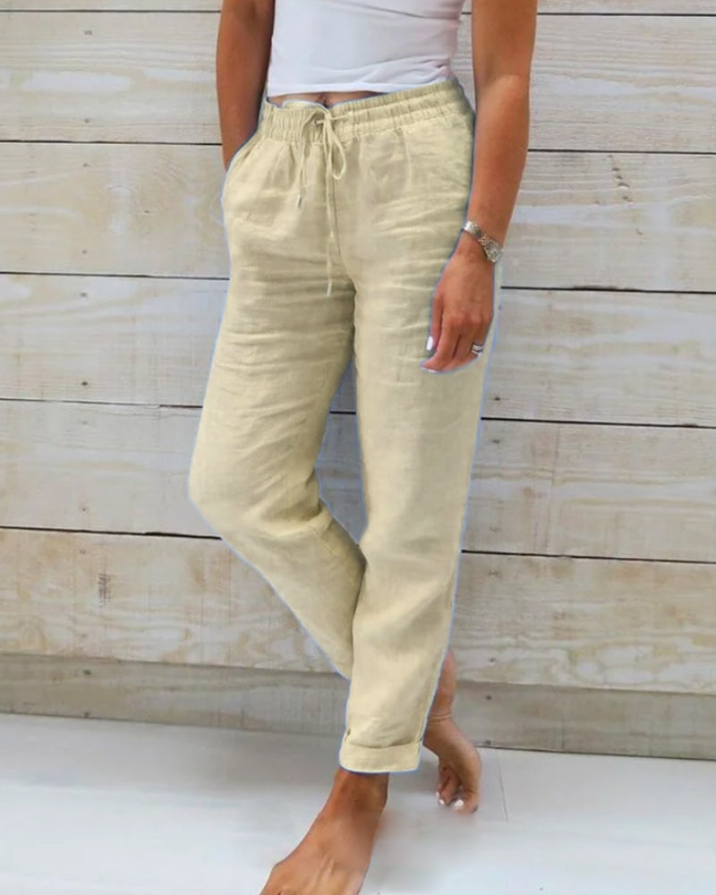 AiryLegs | Linnen Broek