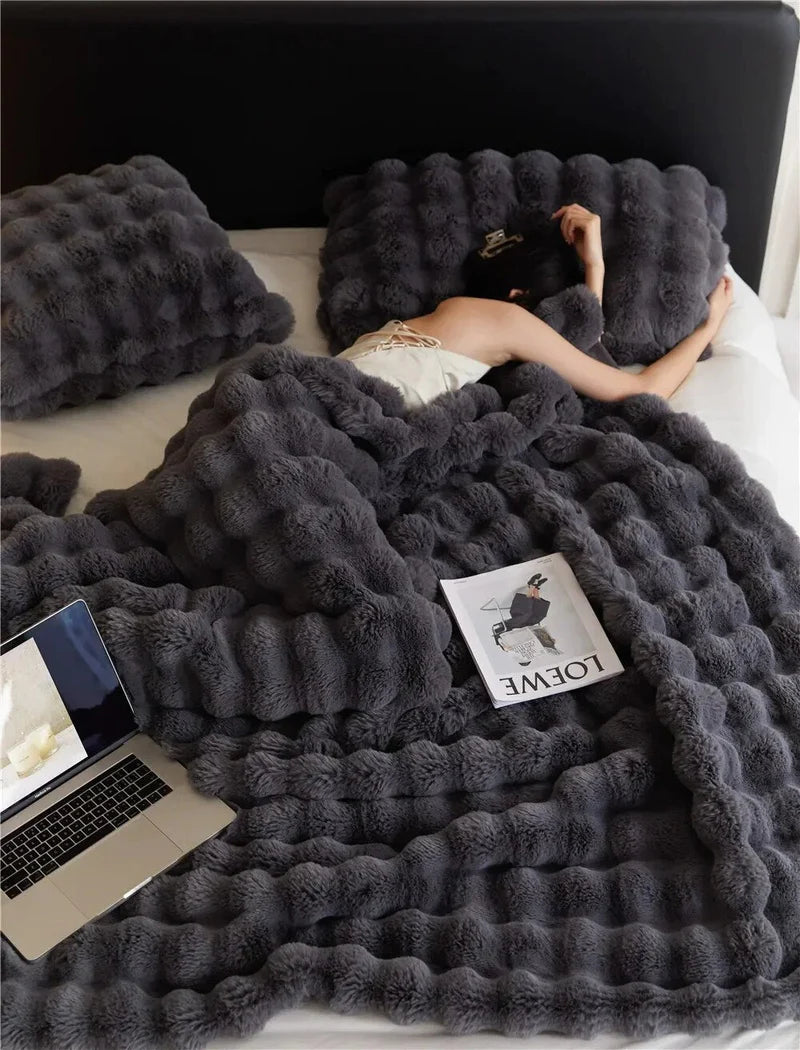 Cosyfluffy | luxe pluche woldeken