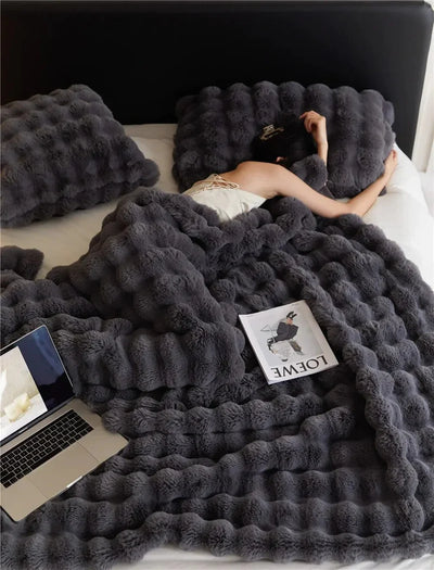 Cosyfluffy | luxe pluche woldeken