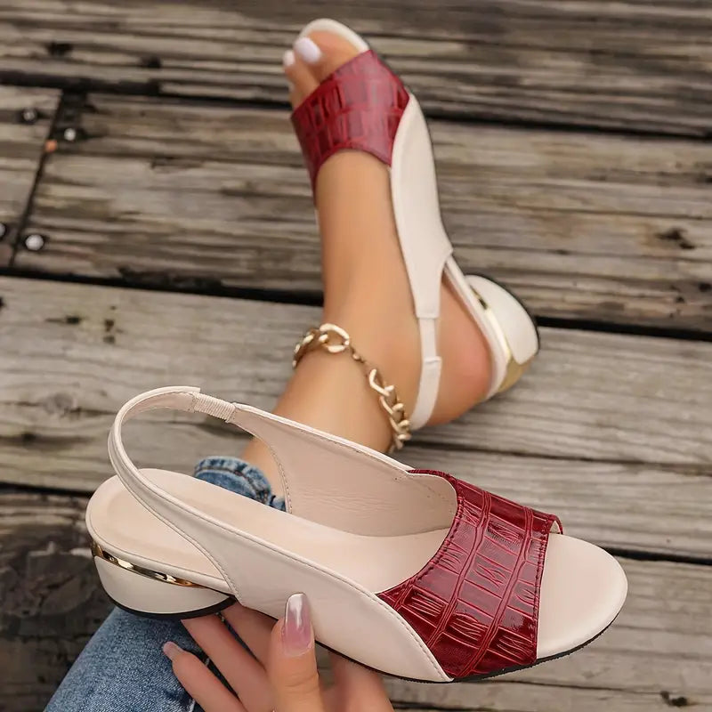 Esmeé | Leren sandalen