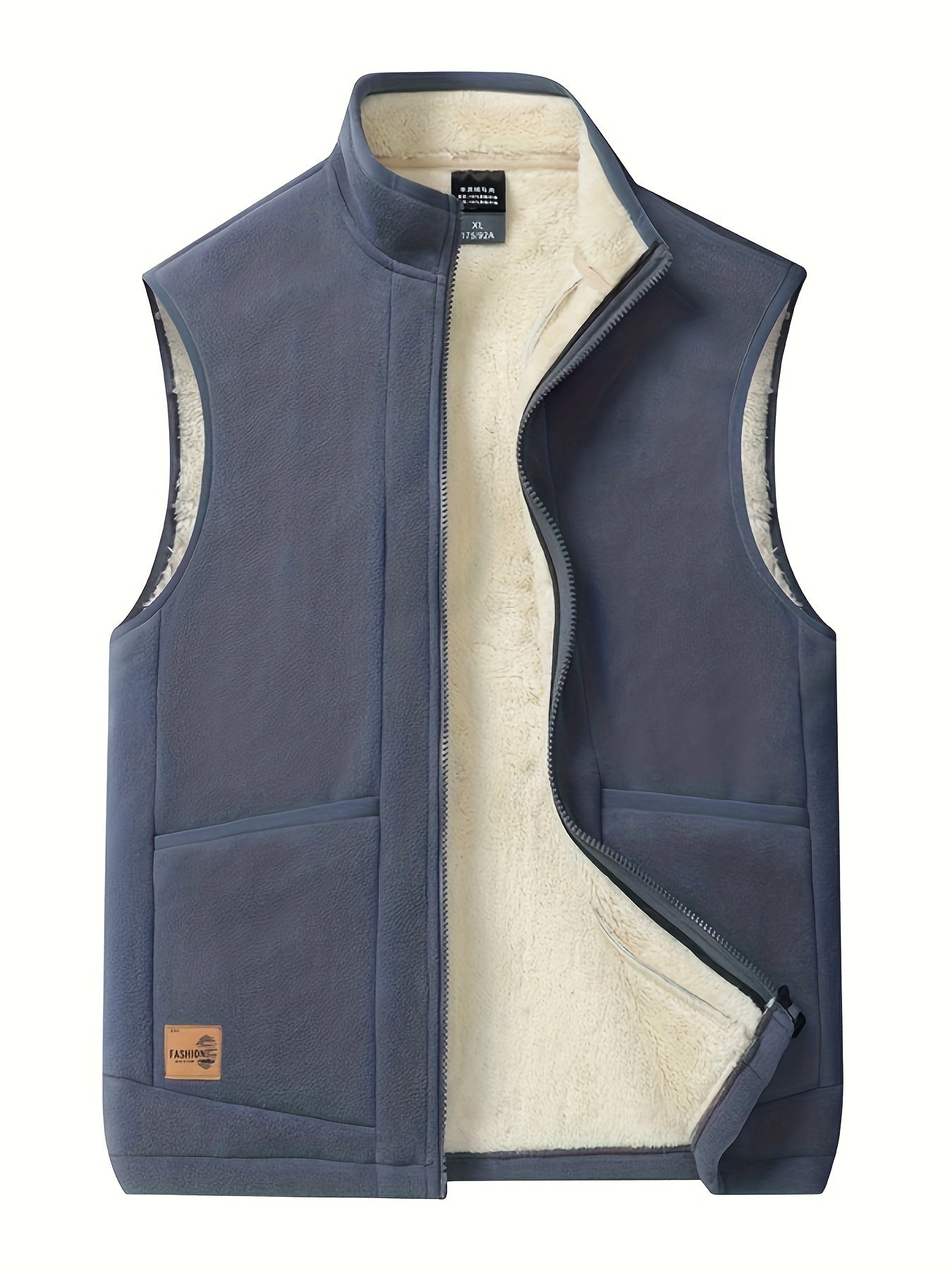 Enno | Met fleece gevoerd vest met ritssluiting