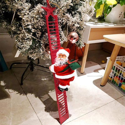 ClimbingSanta | De Kerstman beklimt de muzikale ladder