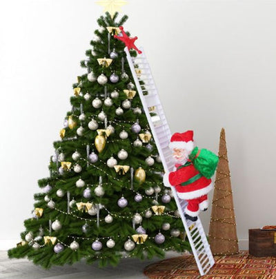 ClimbingSanta | De Kerstman beklimt de muzikale ladder
