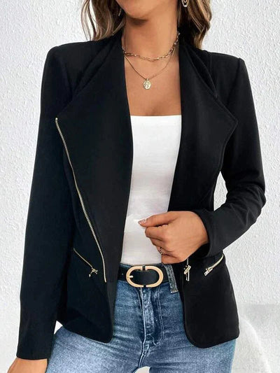 Eliza | Zwarte jas