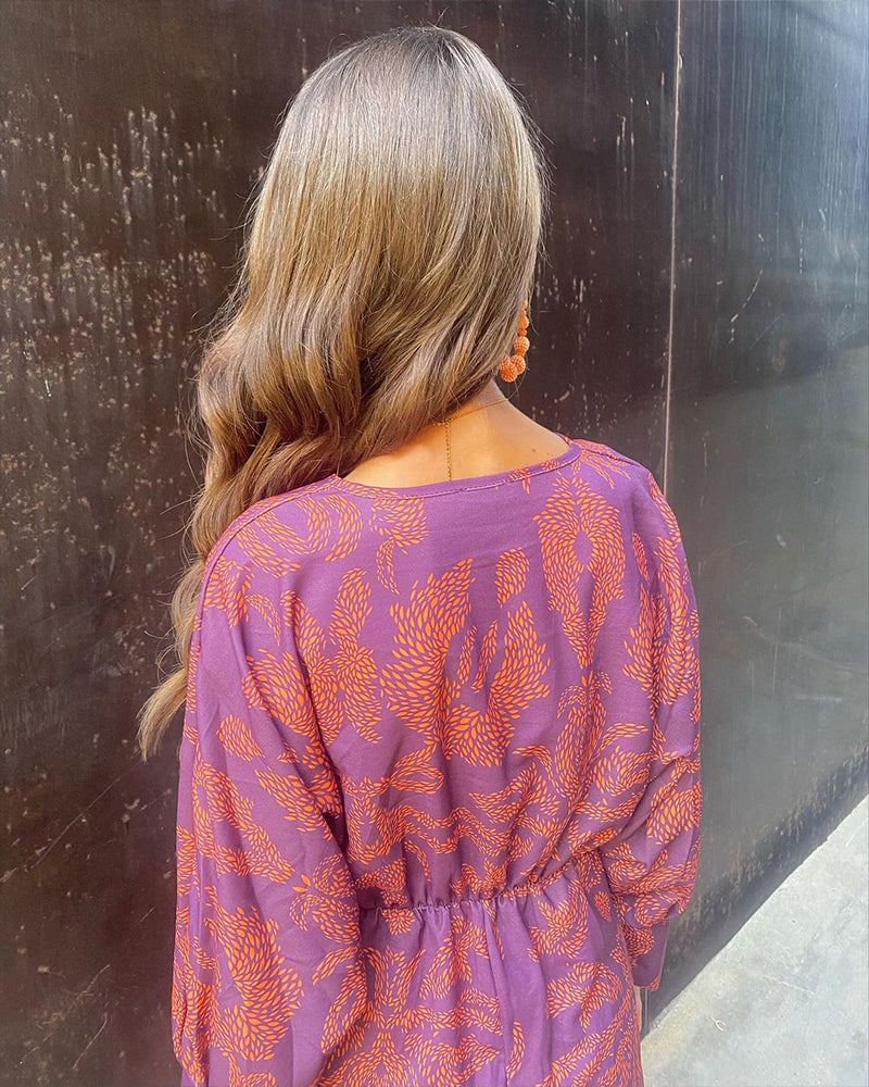 Oriana | Elegante Jurk met Lange Mouwen