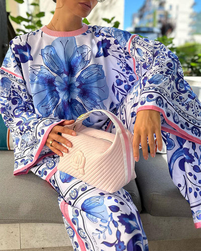 Jaya | Tweedelig setje met bloemenprint
