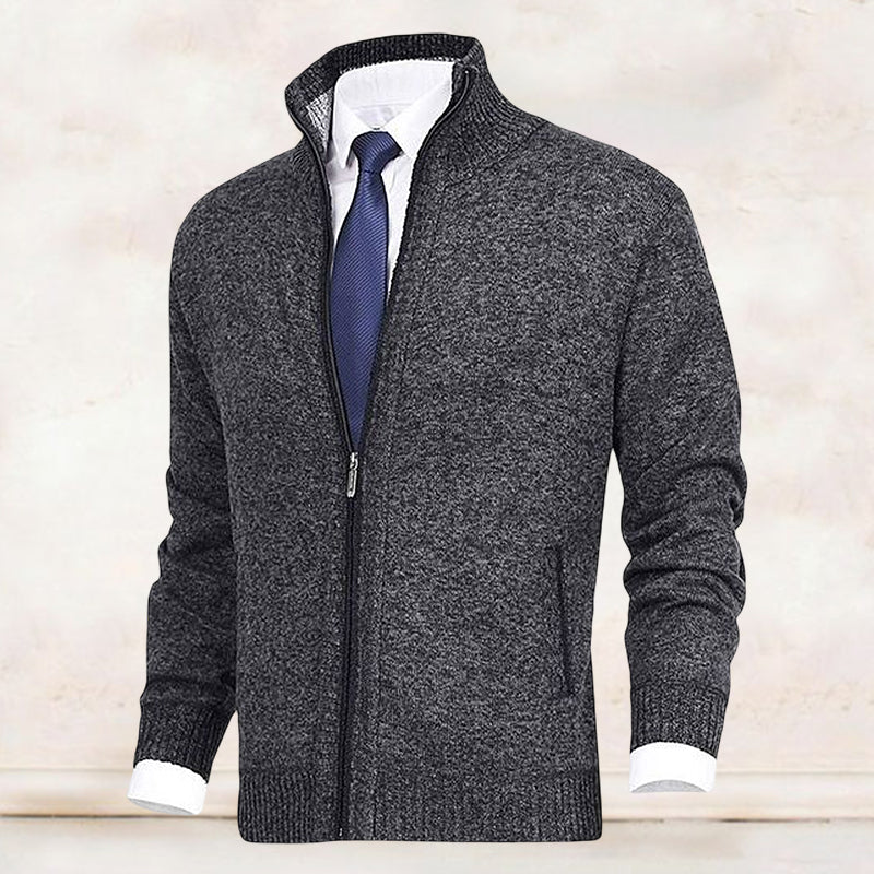 Saber | Vest met hoge kraag
