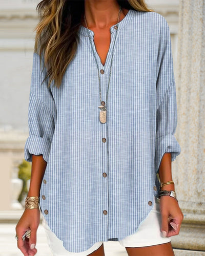 Lacey | Casual Gestreept Overhemd