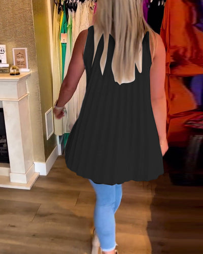 Debby™ | Geplooid mouwloos topje