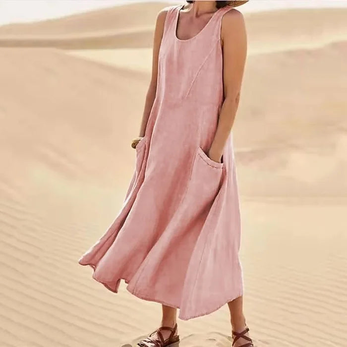 Amelia | Linnen Jurk