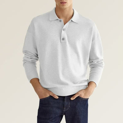 YARN | Casual herenpolo met lange mouwen