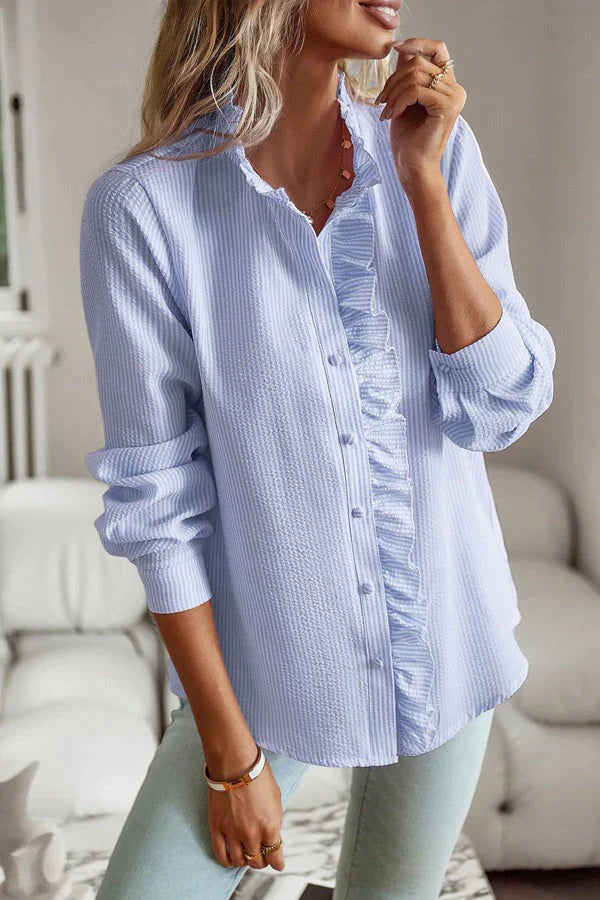 Aura | blouse met lange mouwen