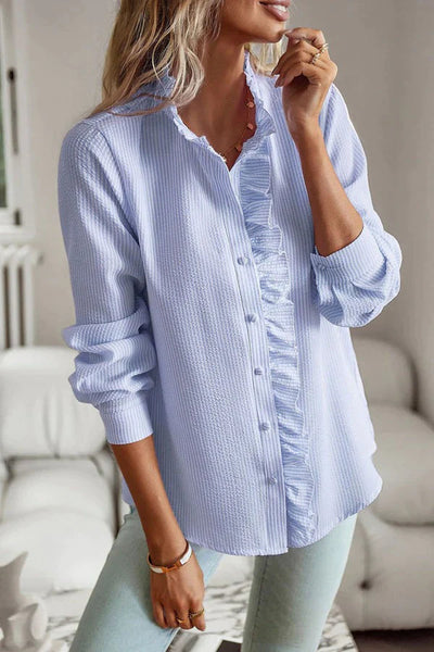 Aura | blouse met lange mouwen