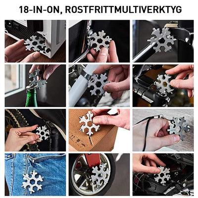 Snowflake | 18-in-1 multitool 1+1 GRATIS